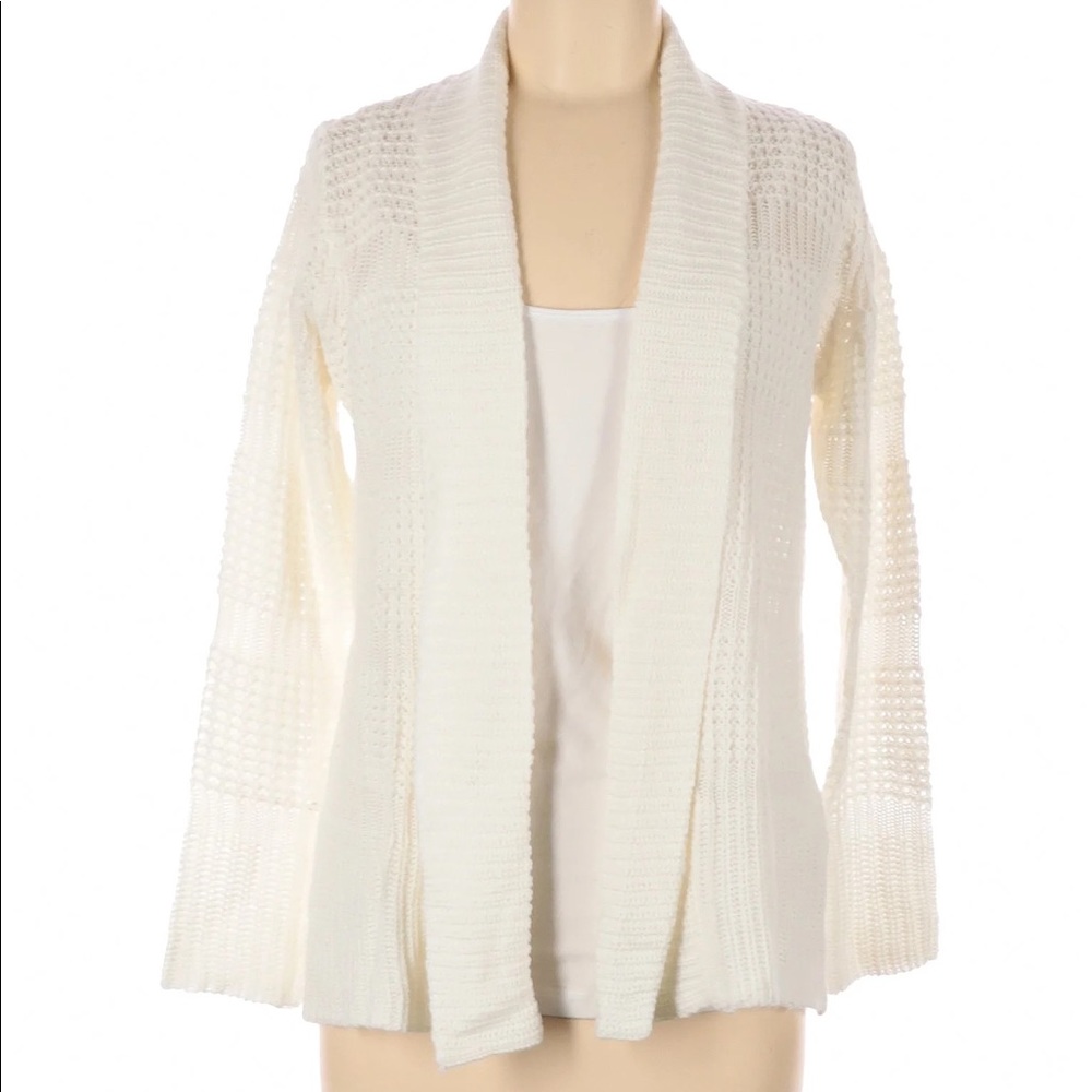 Ivory long sleeve cardigan
